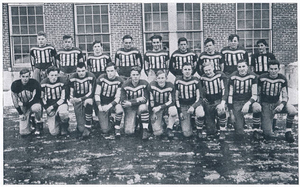 Amesbury High School football team--1938 yearbook photo