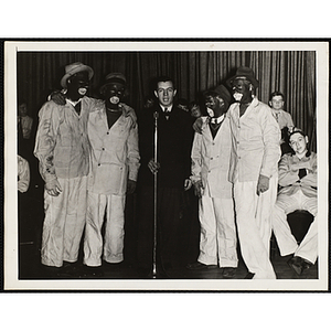 Boys' Clubs of Boston members perform a minstrel show
