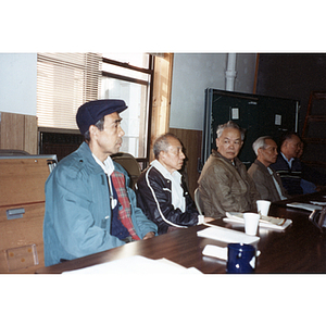 Chinese Progressive Association members gathered for a meeting