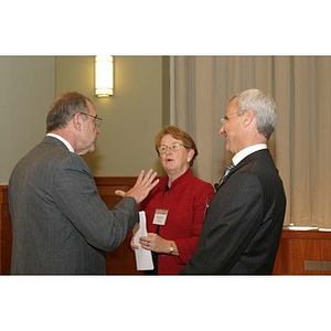 Allen Soyster gestures in conversation at the Training Future Innovators Entrepreneurs Panel