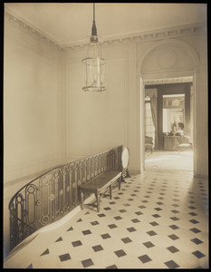 Hallway, Ogden Codman, Jr., residence at 7 East 96th Street, New York, New York