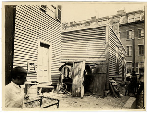 Children in an alley behind 64-66 Lenox St., Boston, Mass., Sept. 1, 1925