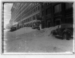 Blizzard, St. James Avenue, Park Square Building, Boston, Mass., February 15, 1940