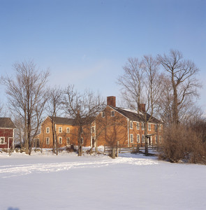 Exterior in snow from the left, Cogswell's Grant, Essex, Mass.