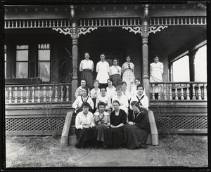 Tabor Academy, Marion, MA, exterior and group - Digital Commonwealth