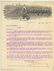 Letter from George M. Rewell & Co. to W. E. B. Du bois