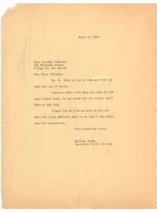 Letter from Lillian Hyman to New Jersey Conference on Peace, Trade, and Jobs
