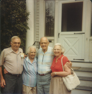 Horace T. Brockway and Leslie I. McEwen pose with their wives