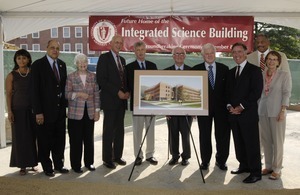 Groundbreaking of the Integrated Science Building, UMass Amherst