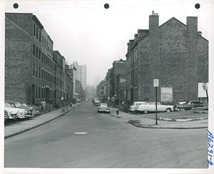 Hudson Street, northeasterly from Curve Street