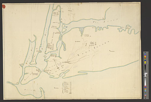 British troop dispositions in and near New York City, July and August 1781