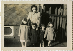 Maureen Rose with younger siblings