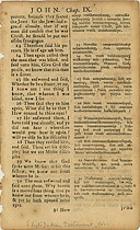 Leaf from Massachusett Psalter