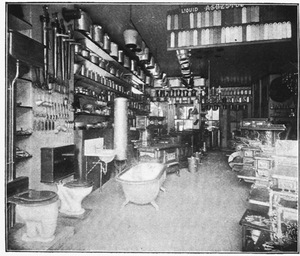 Shop of S. A. Phillips in Amherst