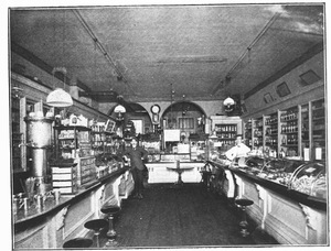Deuel's Drug Store in Amherst