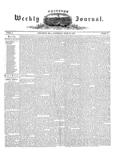 Chicopee Weekly Journal, June 25, 1853