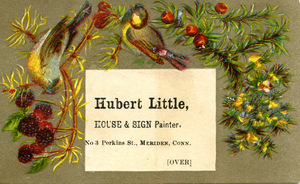 Hubert Little, house & sign painter