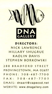 DNA Gallery business card