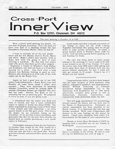 Cross-Port InnerView, Vol. 5 No. 10 (October, 1989)