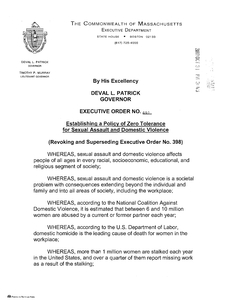 Executive Order (new series) No. 491