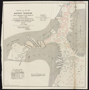 Changes in the bed of Boston Harbor: from a comparison of the surveys of 1835 and 1861