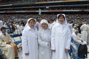 Eucharistic Ministers at the 2012 50th Eucharistic Congress, Final Day Ceremony, 17th June, at Croke Park GAA Stadium, Dublin