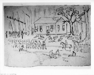 Dead and Wounded at Poplar Springs Church (Battle of Peeble's Farm)