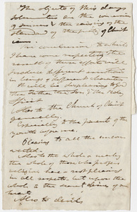 Edward Hitchcock sermon notes, 1839 February