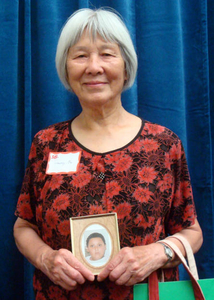 Wanrong Fu at the Waltham Mass. Memories Road Show