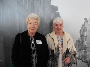 Judy Gorin and Roberta Cohen at the West End Mass. Memories Road Show