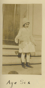 Frances Palmer, age three