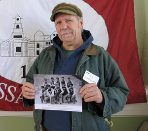 Edward LaQuerre at the Spencer Mass. Memories Road Show