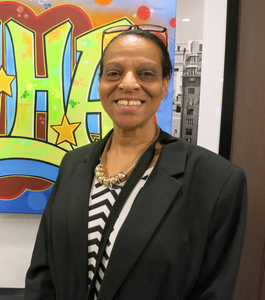 Michelle McGruder at the "Show 'Em Whatcha Got" Mass. Memories Road Show: The Hip-Hop Edition