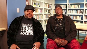 Gonzalles Gooding and Tyrone Bell at the "Show 'Em Whatcha Got" Mass. Memories Road Show: The Hip-Hop Edition: Video Interview