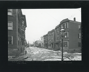 Faulkner Street, looking easterly from Freeman Street