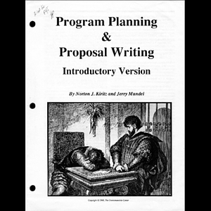 Program planning & proposal writing