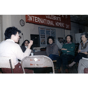 Guests at an International Workers' Day event