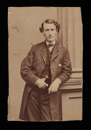 Studio portrait of Lieut James Winchell Briggs, Boston, Mass., undated