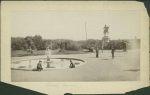 Public Garden, Boston, Mass., May 26, 1917