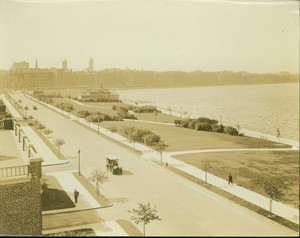 View of Back Bay from Charles River Basin, Boston, Mass., undated