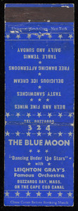 The Blue Moon matchbook cover