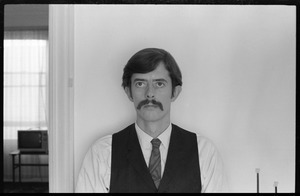 John Byrne Cooke: studio portrait full face to the camera