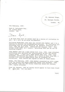 Letter from James Kelly to Mark H. McCormack