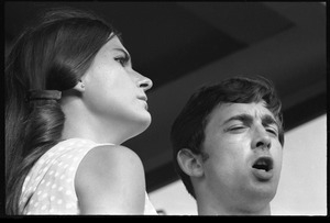 Ian and Sylvia Tyson performing on stage, Newport Folk Festival