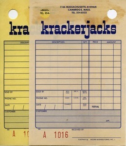 Krackerjacks invoices