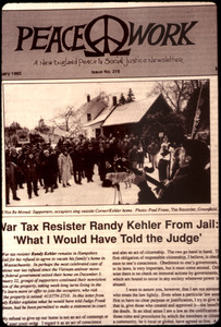 War tax resister Randy Kehler from Jail: 'What I would have told the judge'