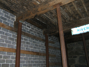 Interior walls, beams, and joists
