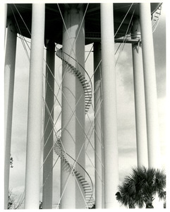 Stairs around water tower