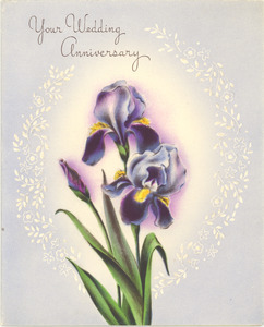 Anniversary card from Mayme L. Abrams to Nina and W. E. B. Du Bois