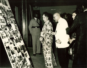 W. E. B. Du Bois and Shirley Graham Du Bois at event in Ghana